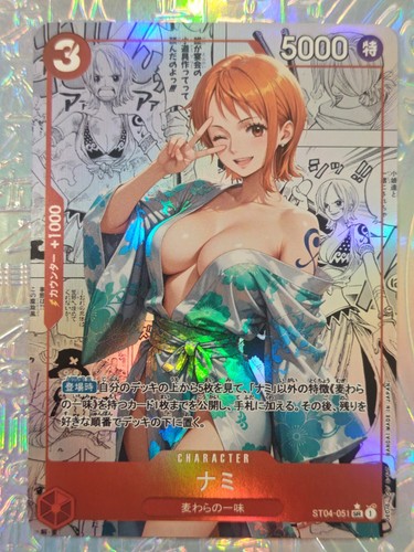Carta one piece nami nico - carta,