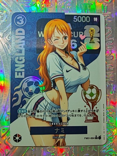 Card one piece football world - piece,